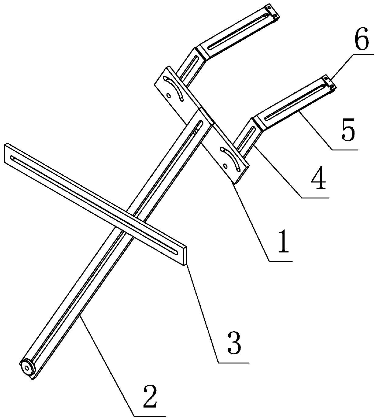 Debugging and fixing device of turbine blade vibration on-line monitoring equipment