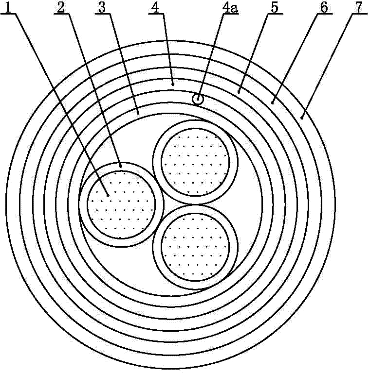 Hydrocarbon-ageing-resistant power cable for petrochemical unit and manufacturing method of hydrocarbon-ageing-resistant power cable