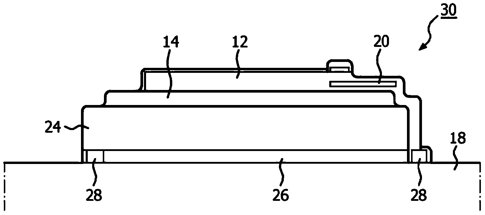 Ultrasonic cmut with suppressed acoustic coupling to the substrate