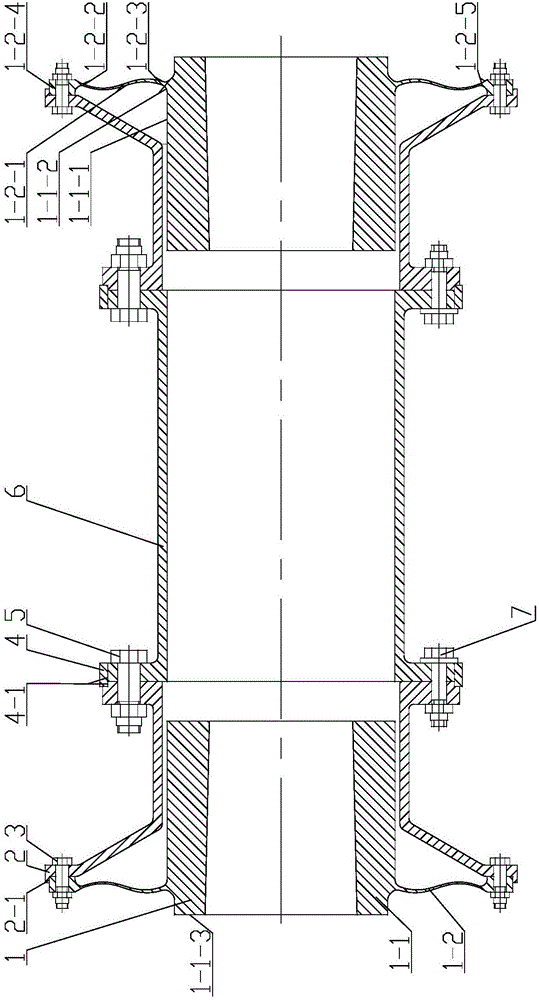 High-speed and large-torque waveform membrane disc flexible coupling