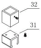 An automatic welding random positioning and automatic clamping reset device