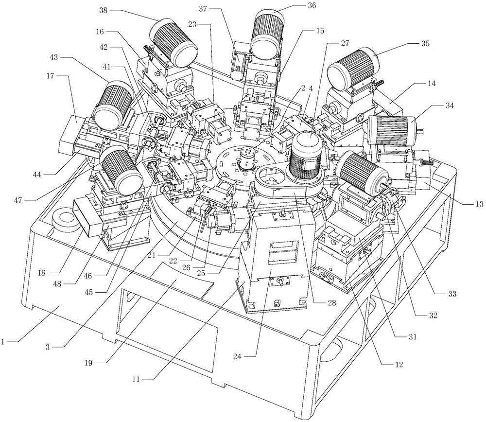 Automatic spanner processing device