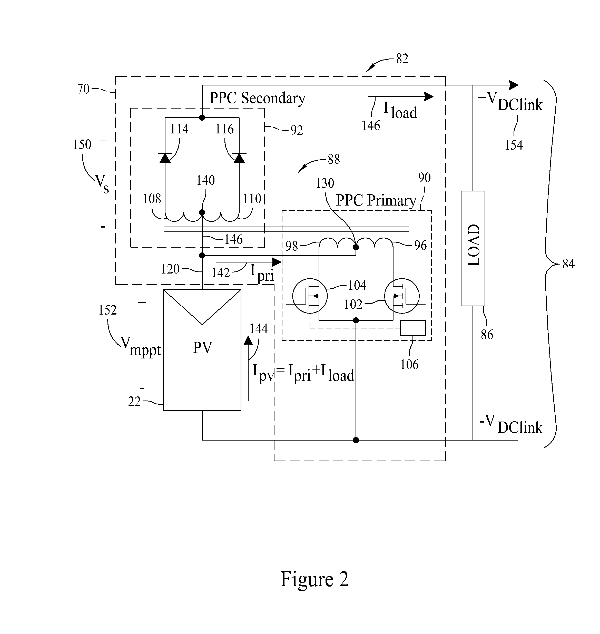 DC to DC power converters and methods of controlling the same