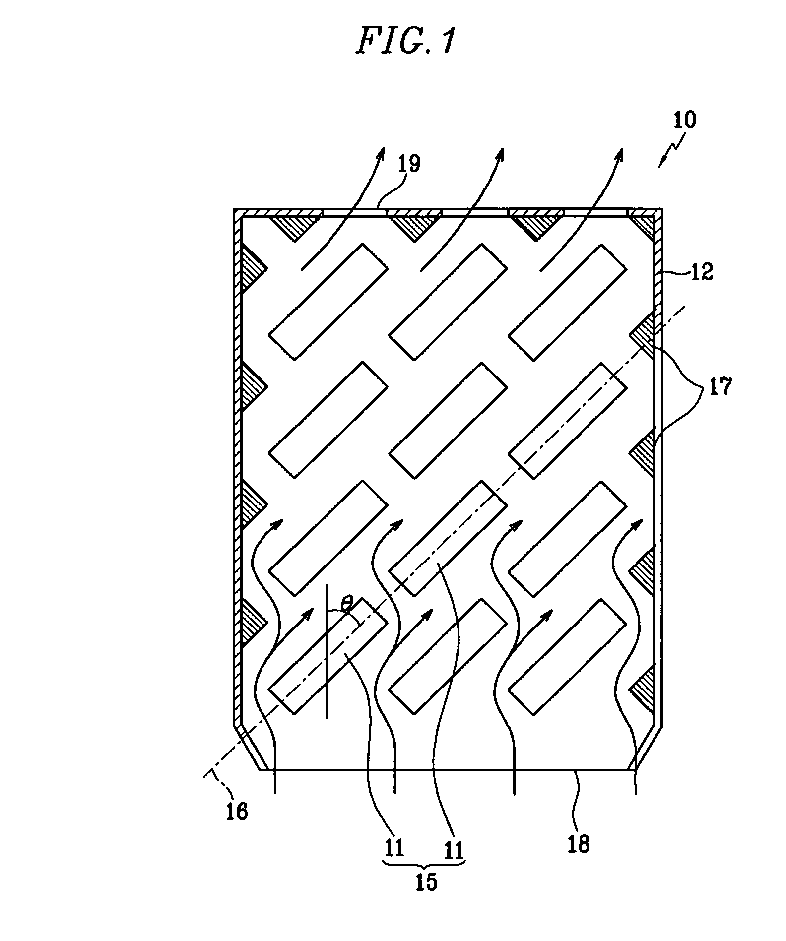 Rechargeable battery module having a cooling mechanism