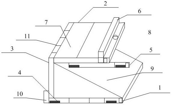 Portable holographic projection imaging display device