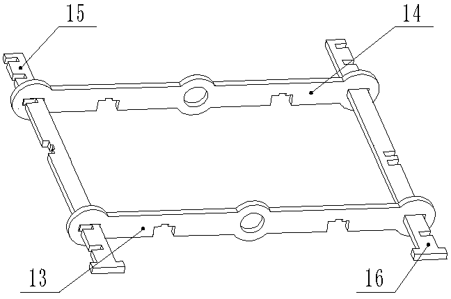 Spliced plate type dinosaur toy device