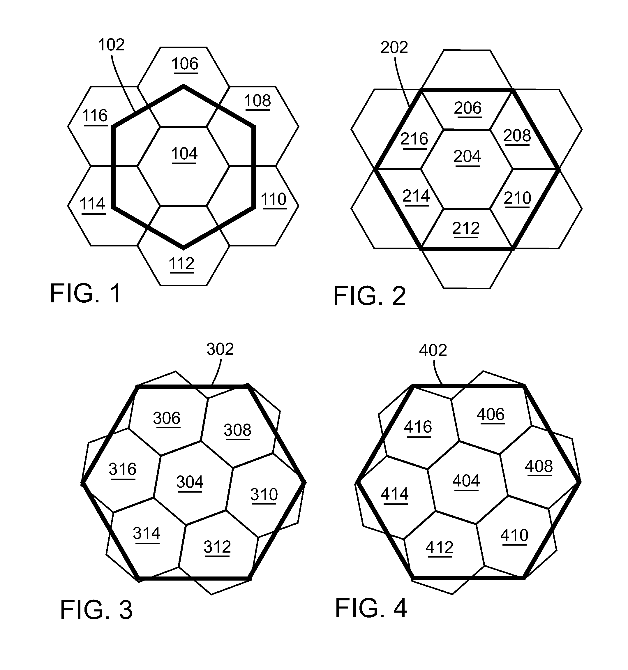 Central place indexing systems