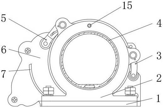 Double-roller rope pressing mechanism for winch rope arrangement