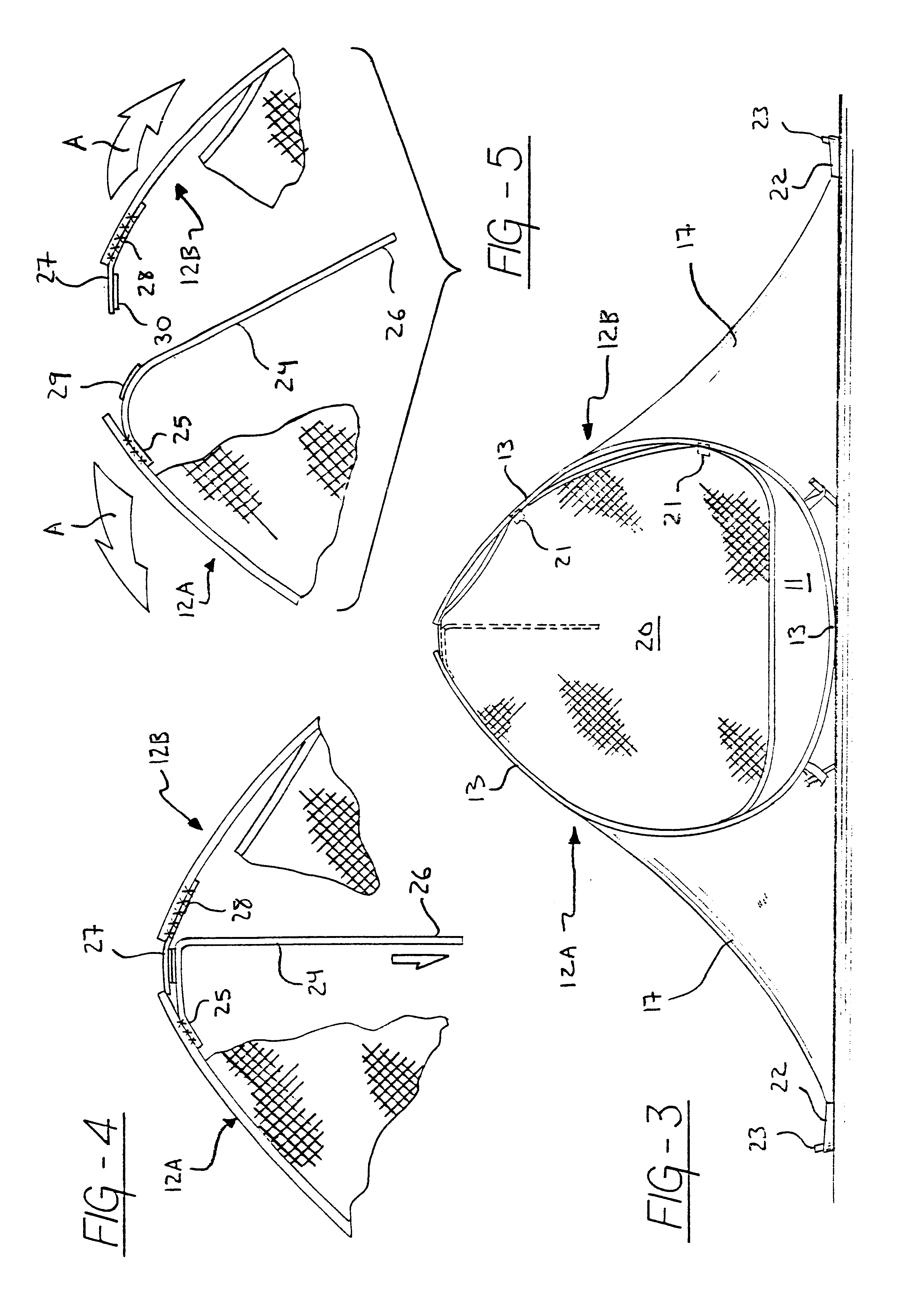 Rapidly-opening hunting blind