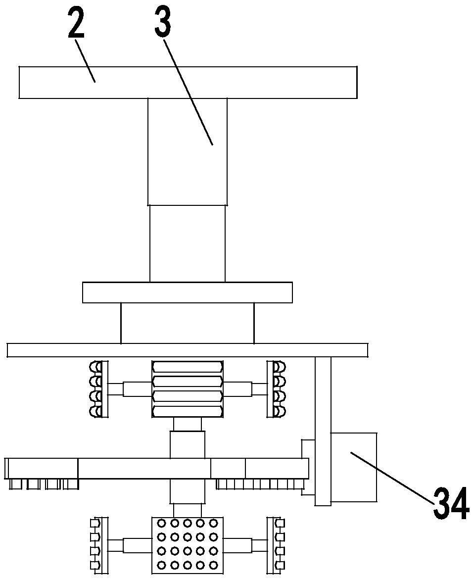 Surface automatic polishing machine for flange