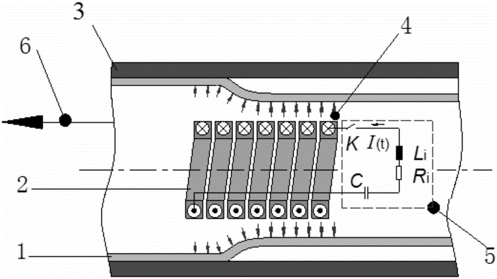 Magnetic pulse forming method for lining bimetal composite pipe