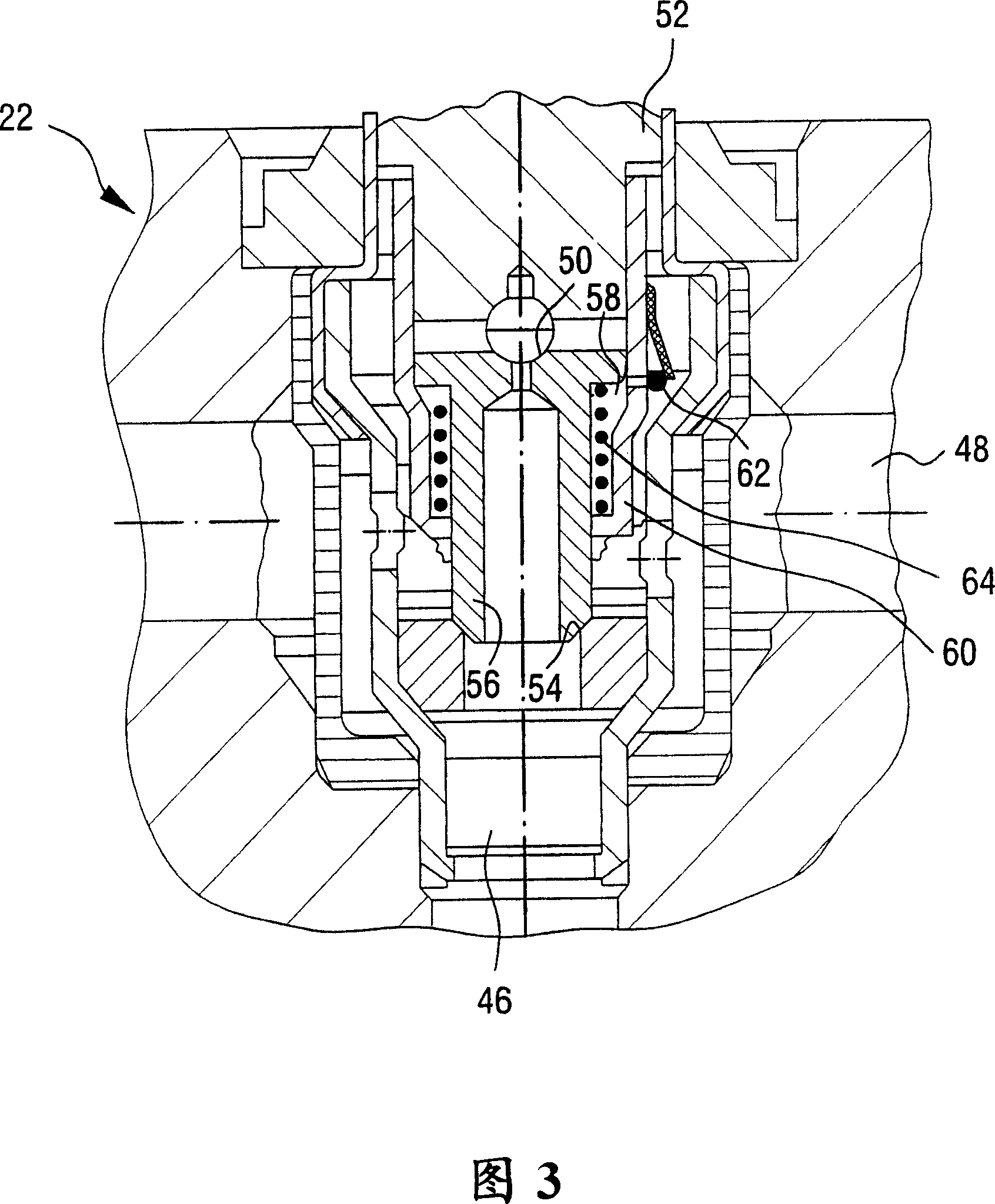 Automobile braking device with valve