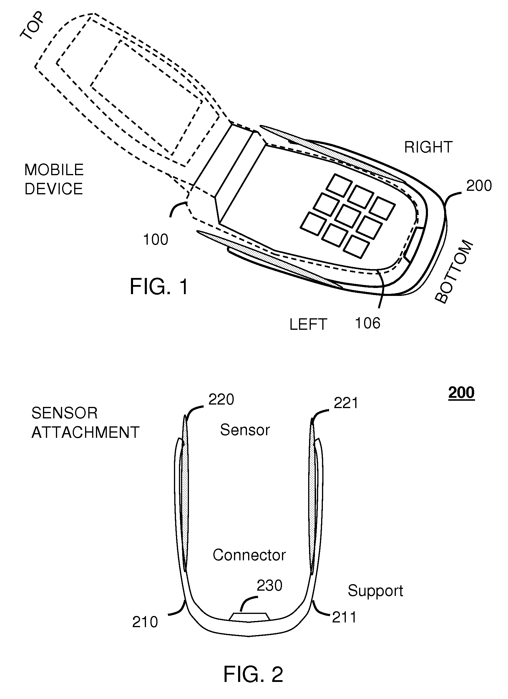 Touchless User Interface for a Mobile Device