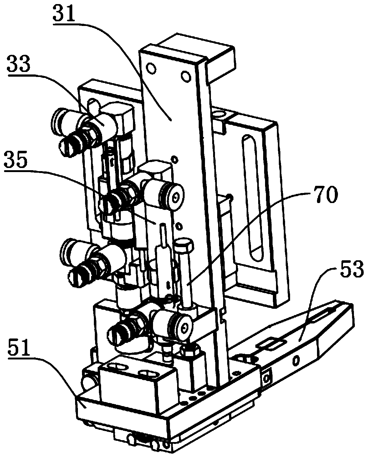 Threading clamp