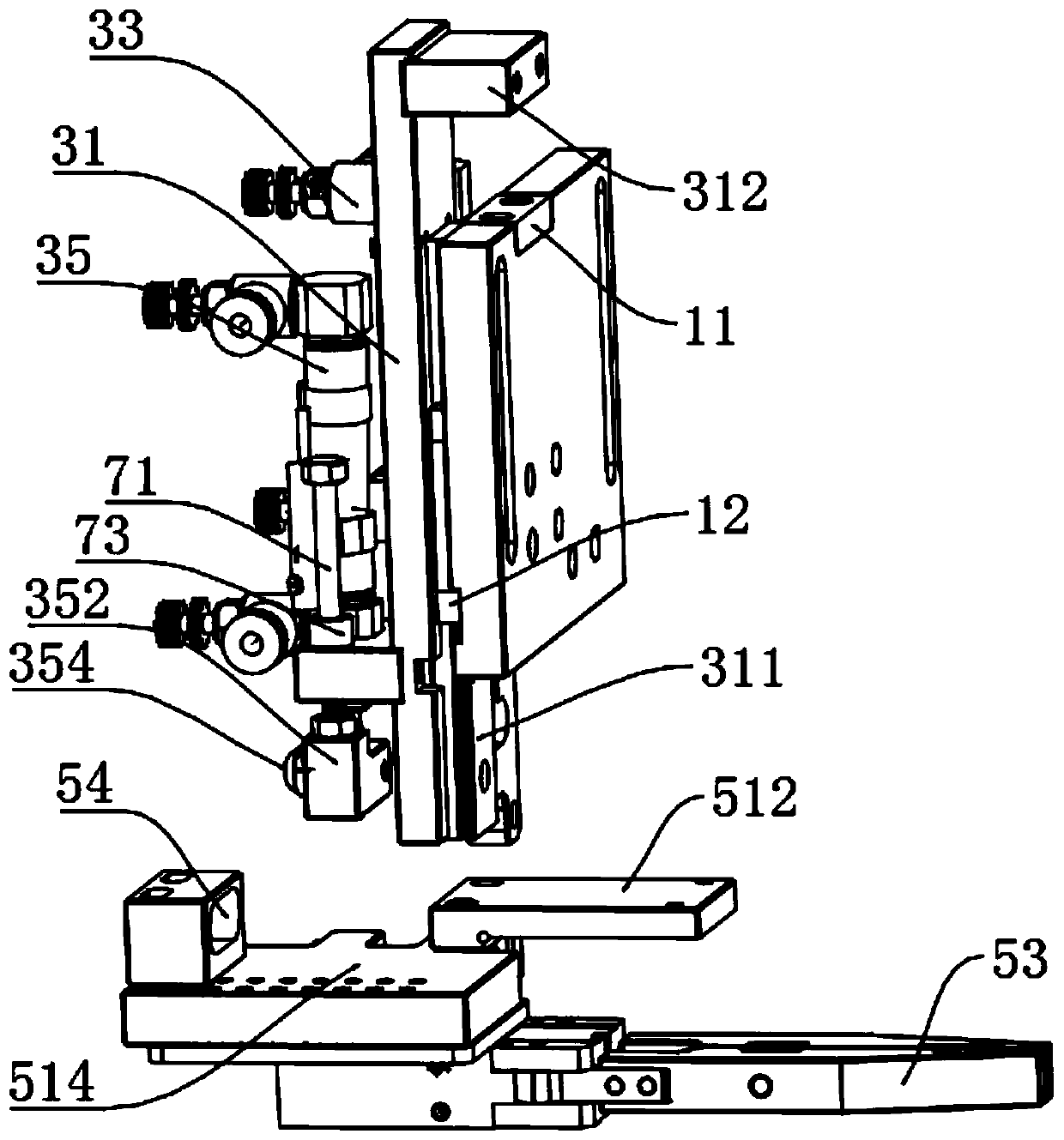 Threading clamp