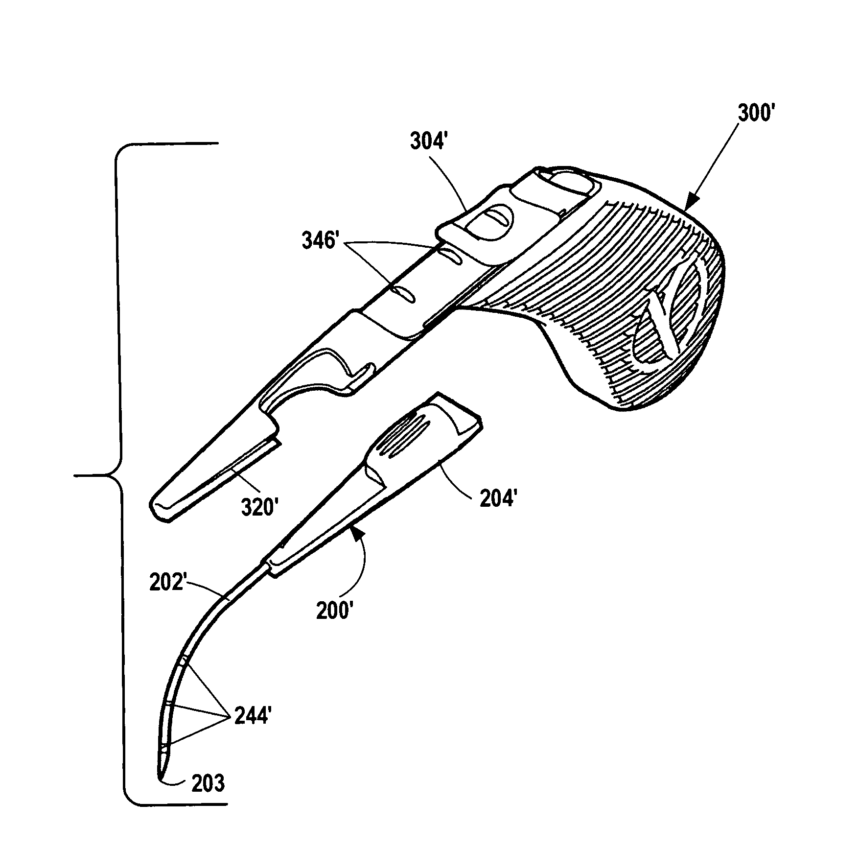 Airway implant cartridge and kit