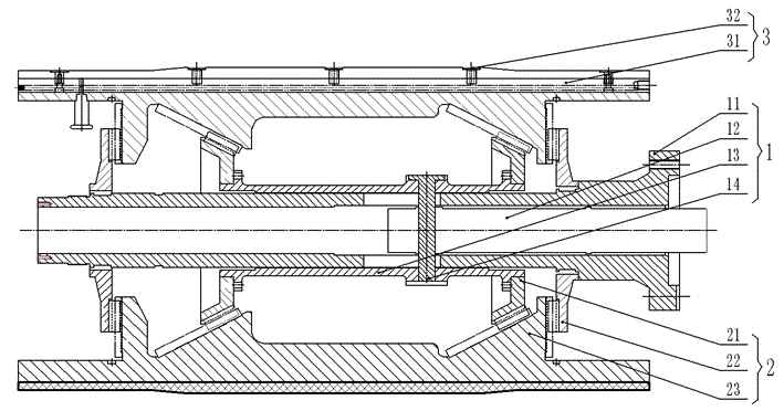 Fabric ring drum device capable of expanding and contracting and used for tire forming