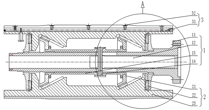 Fabric ring drum device capable of expanding and contracting and used for tire forming