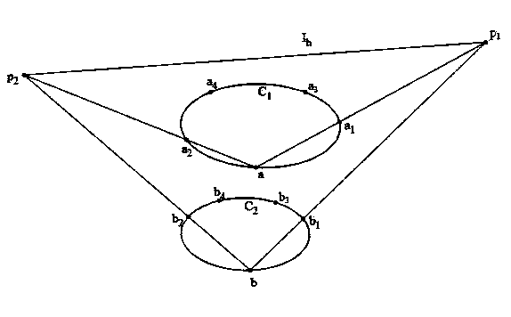 Method for solving camera inner parameters by utilizing bimirror device and circular point characteristics