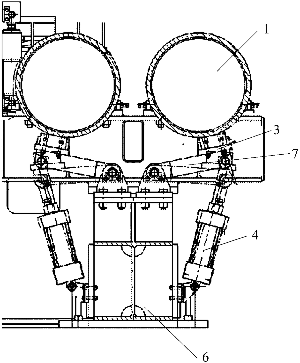 Entrance looper mechanism, system and method for controlling looper of continuous withdrawal line