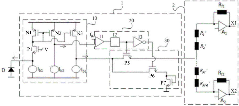 Position reading-out device of gamma rays and position reading-out system of gamma rays