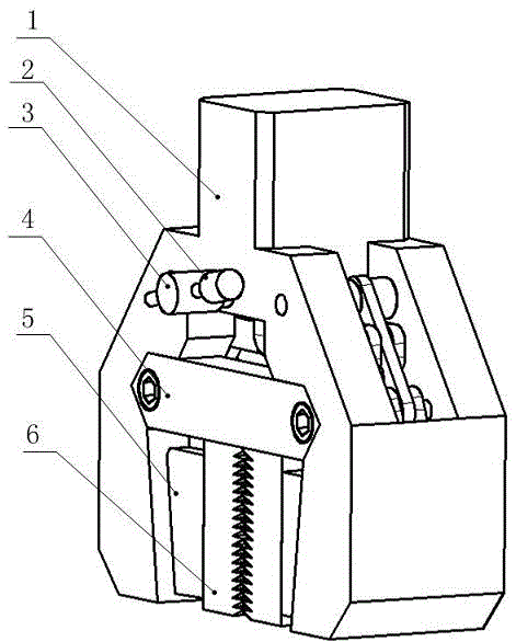 Tensile testing machine clamping device for plate specimens