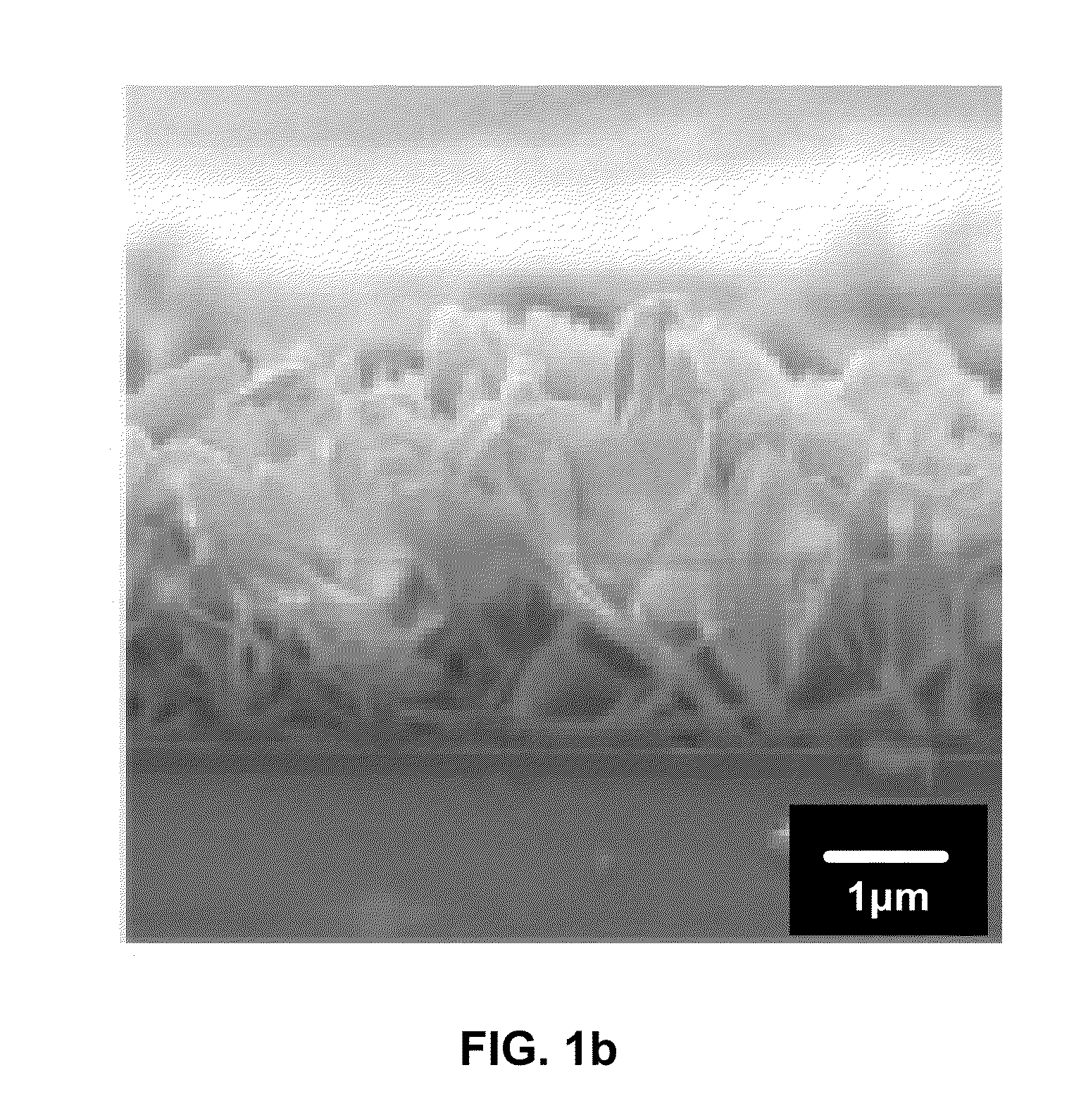 Nanoscale lamellar photoconductor hybrids and methods of making same