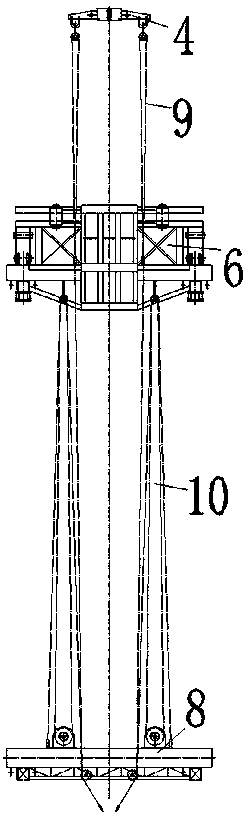 Self-elevating multi-functional crawling pole