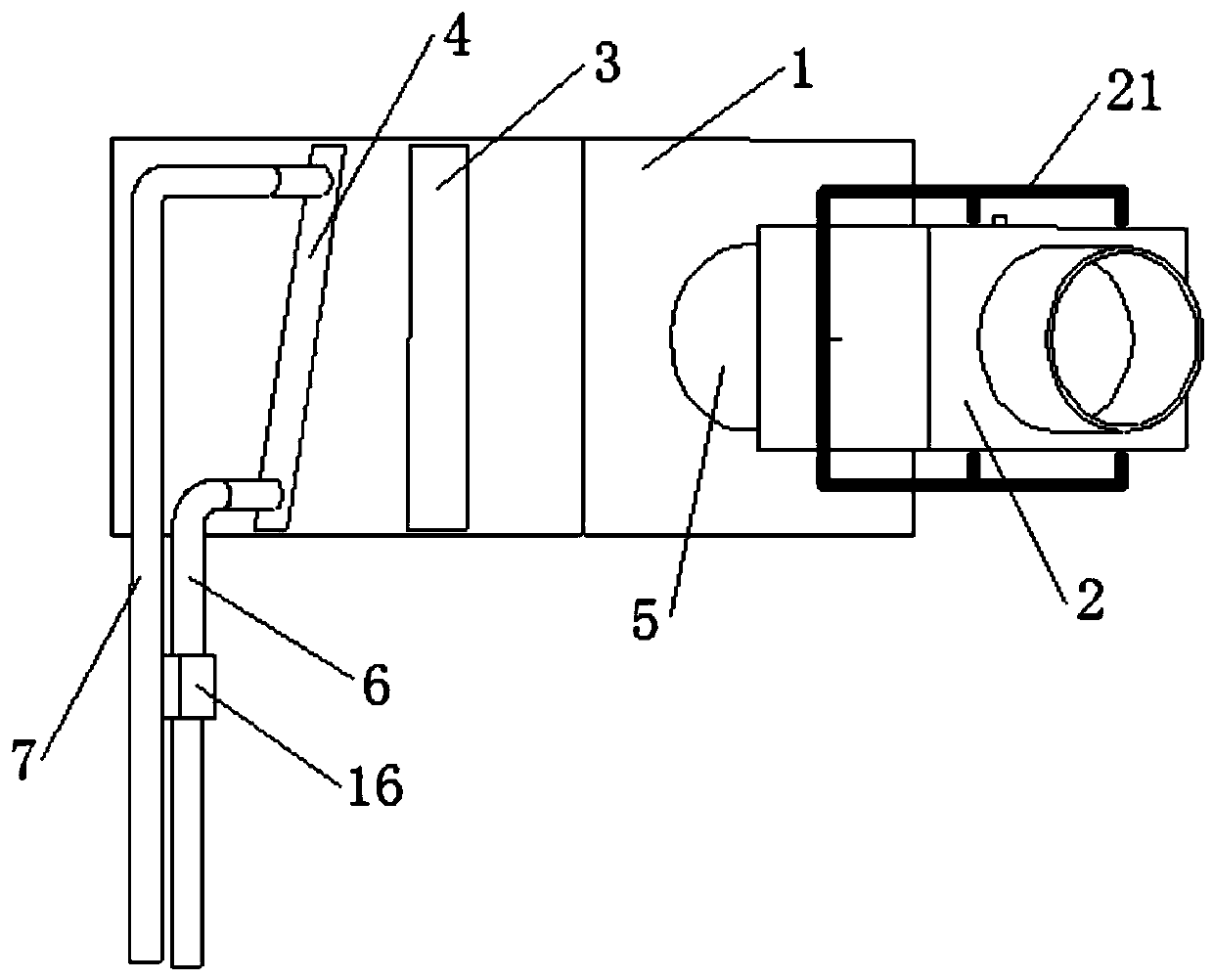 Simple device for measuring temperature uniformity and volume of outlet air of vehicle air conditioner