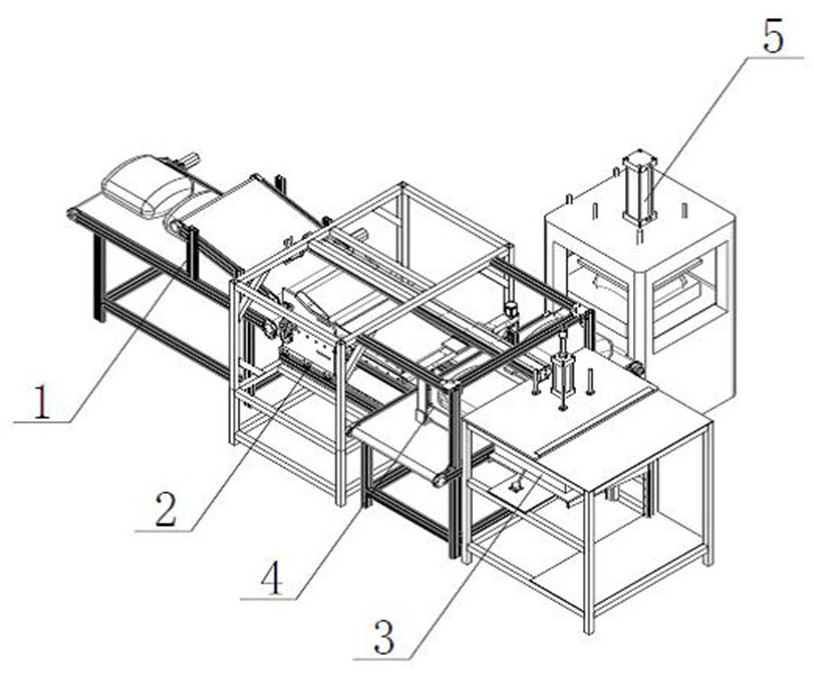 Bagging and packaging machine for pillow interior