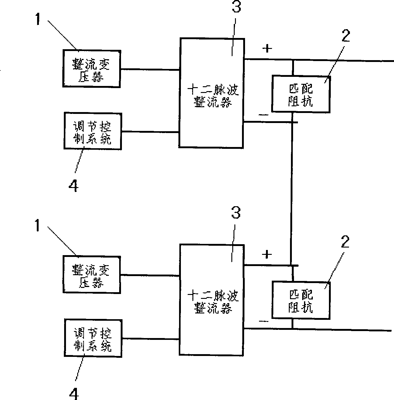 Power line DC ice-melting device