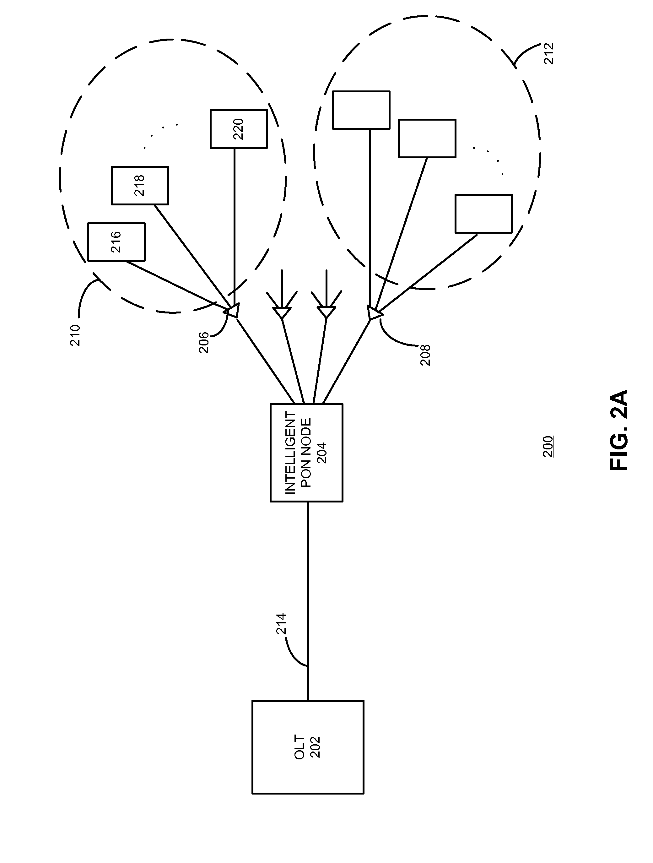 Managed PON repeater and cross connect