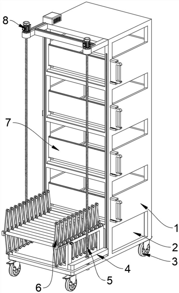 Multi-station expandable equipment based on plastic injection mold transportation