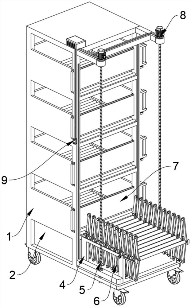 Multi-station expandable equipment based on plastic injection mold transportation