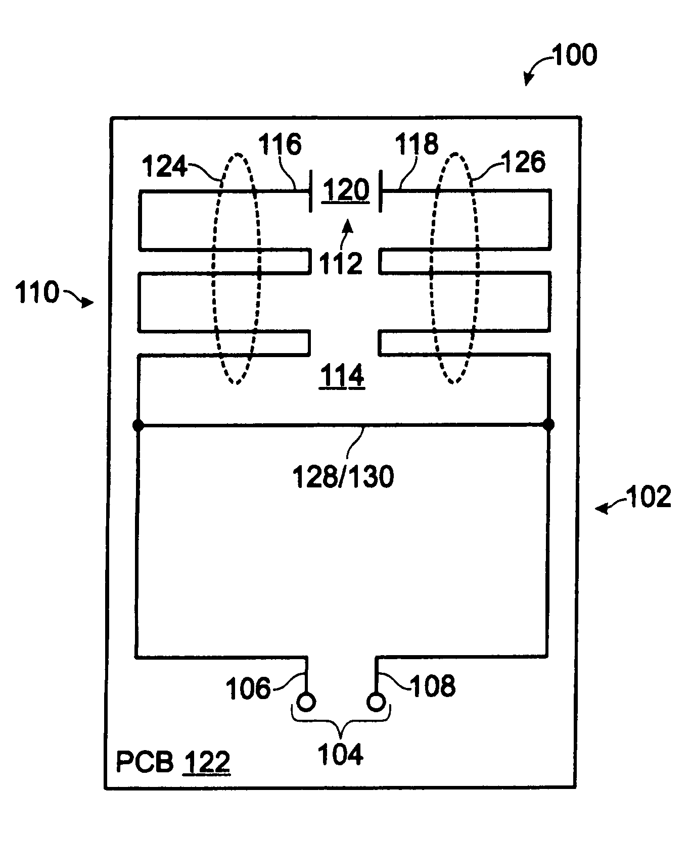 Meander line capacitively-loaded magnetic dipole antenna