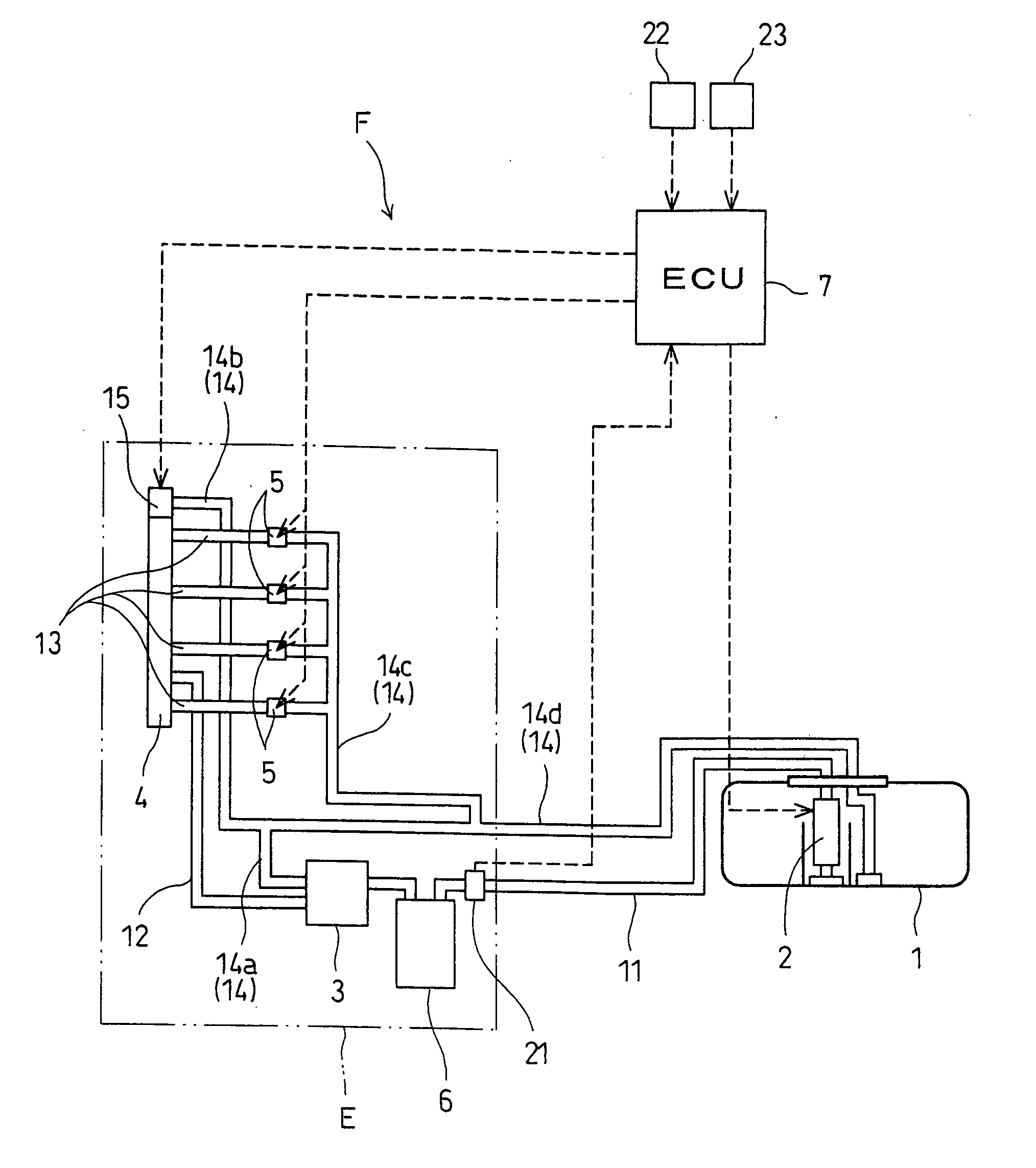 Fuel supply system for diesel engine