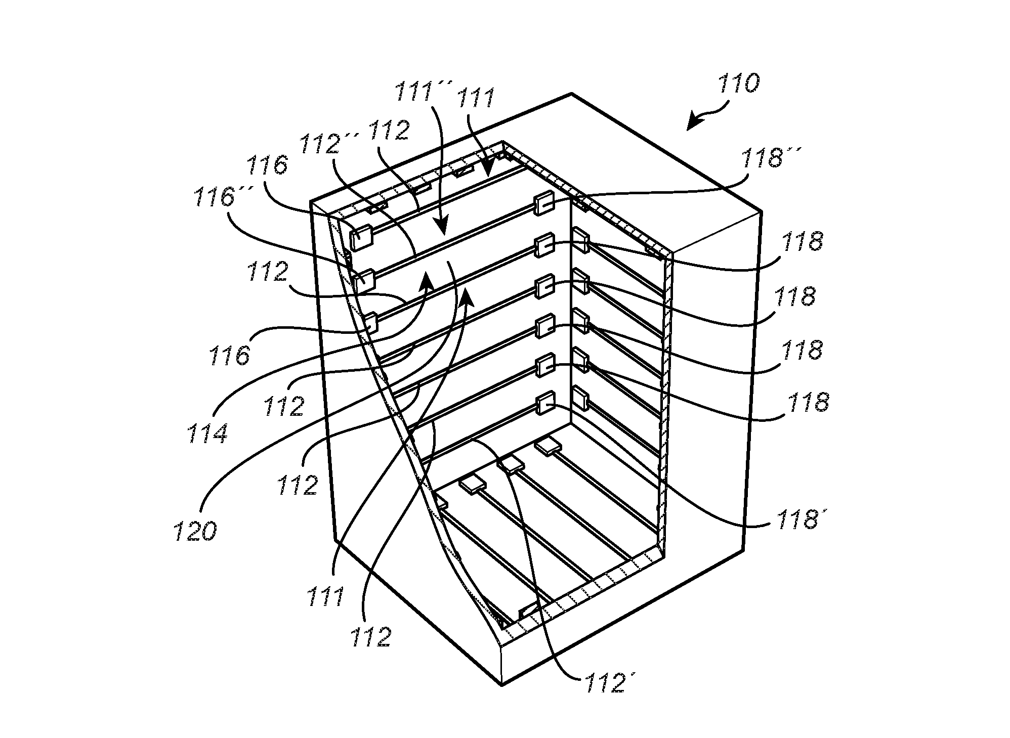 Damage detection and warning system of a battery pack