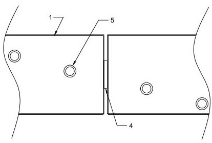 Telescopic deceleration strip for toll road