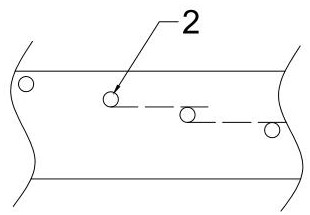 Telescopic deceleration strip for toll road