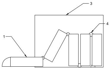 Telescopic deceleration strip for toll road