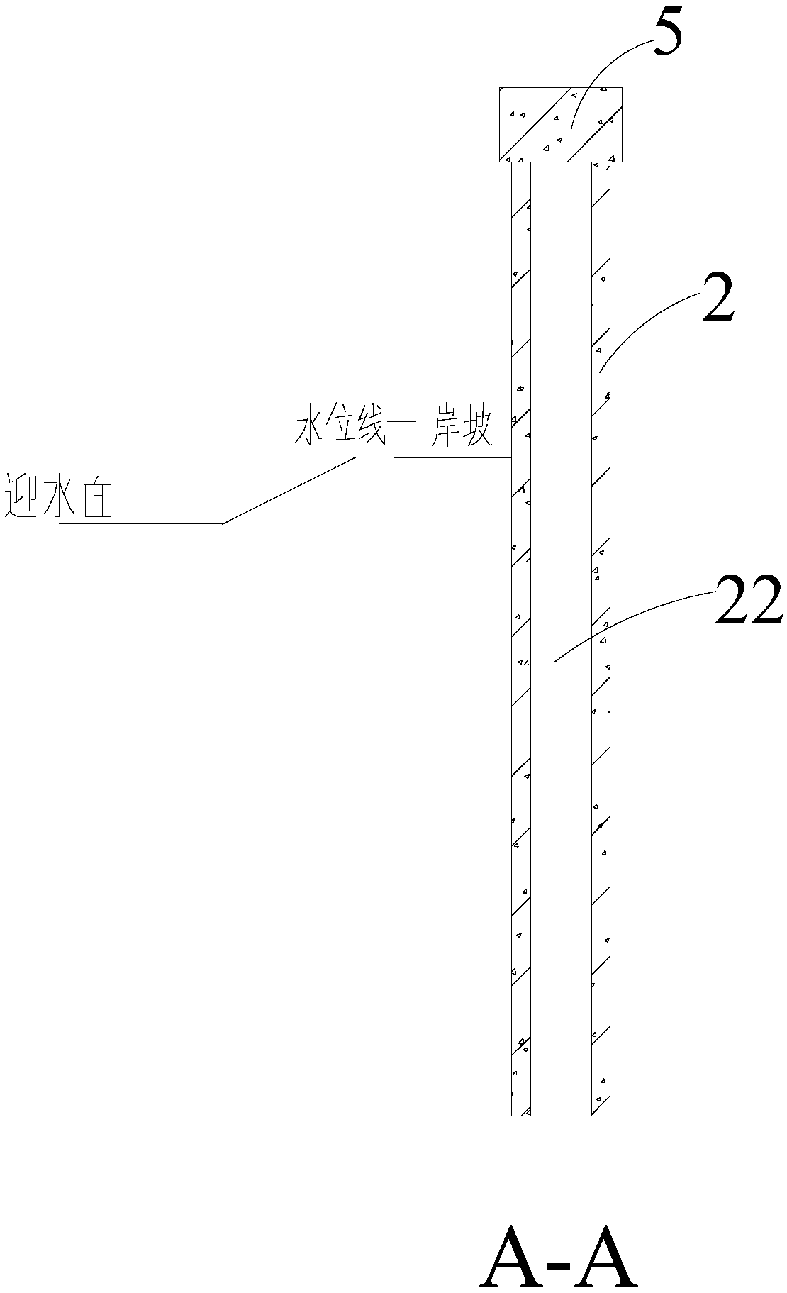 Prefabricated sheet pile combined bank revetment and construction method thereof