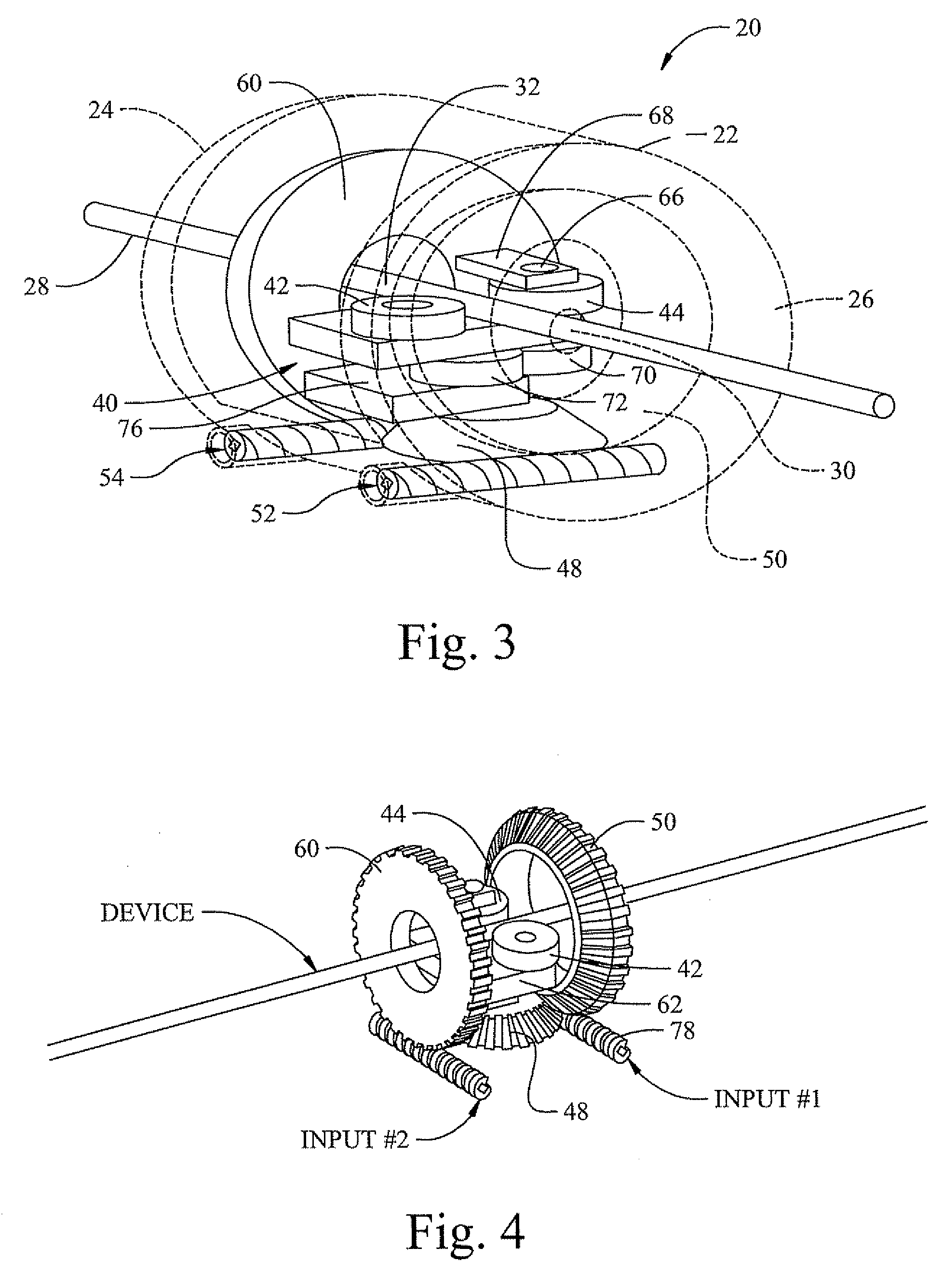 Apparatus for selectively rotating and/or advancing an elongate device