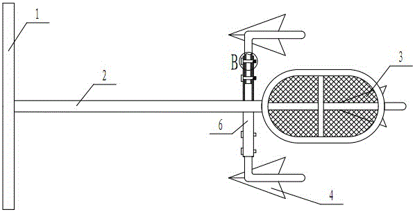 Distance-adjustable cotton field cultivating plough