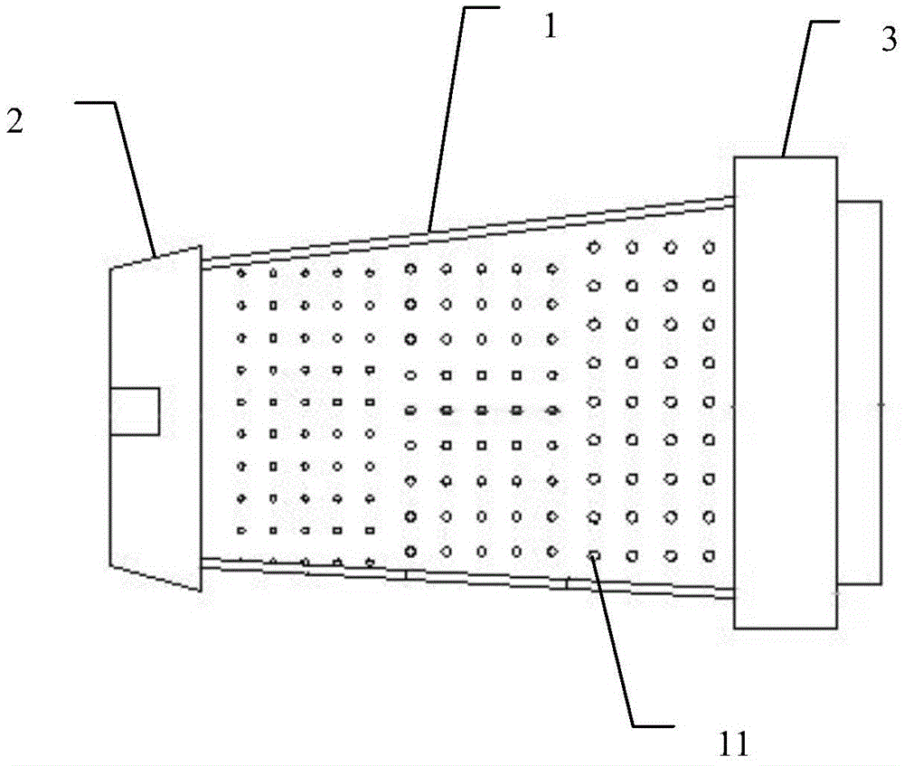 Separating screen drum of bone and meat separator