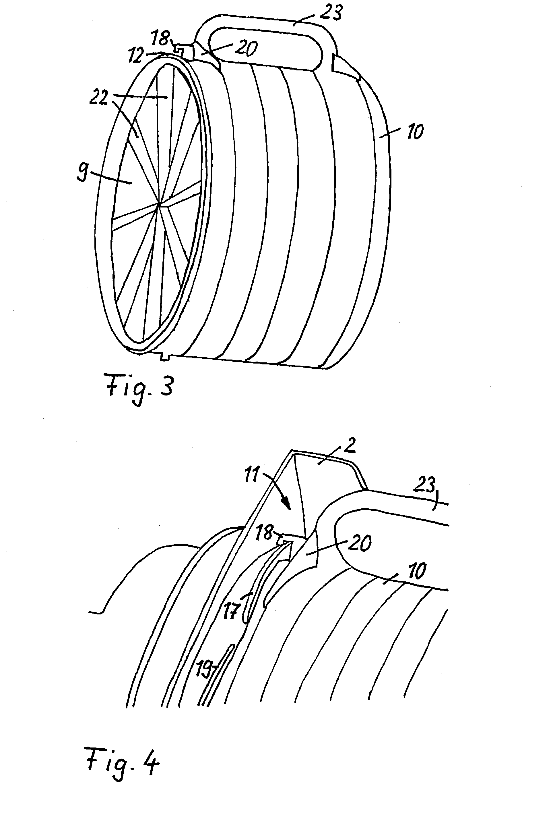 Filter in a filter housing