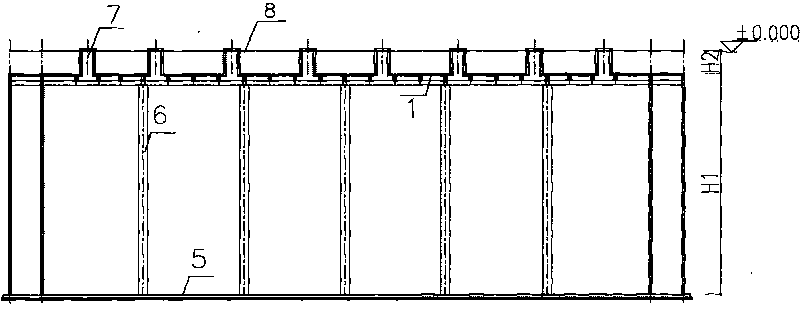 Underground barn with cavity barn wall