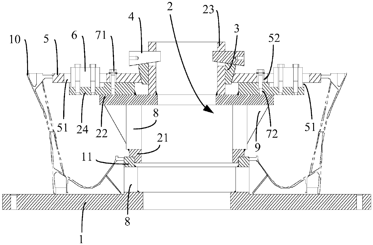 Heat shaping device used for wall plate cover shell