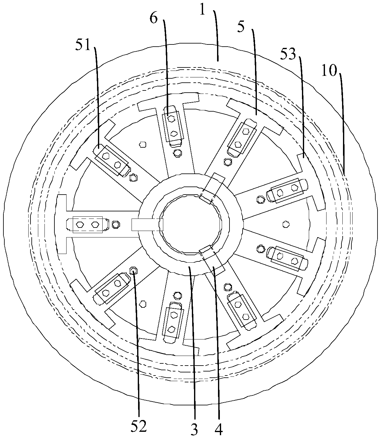 Heat shaping device used for wall plate cover shell