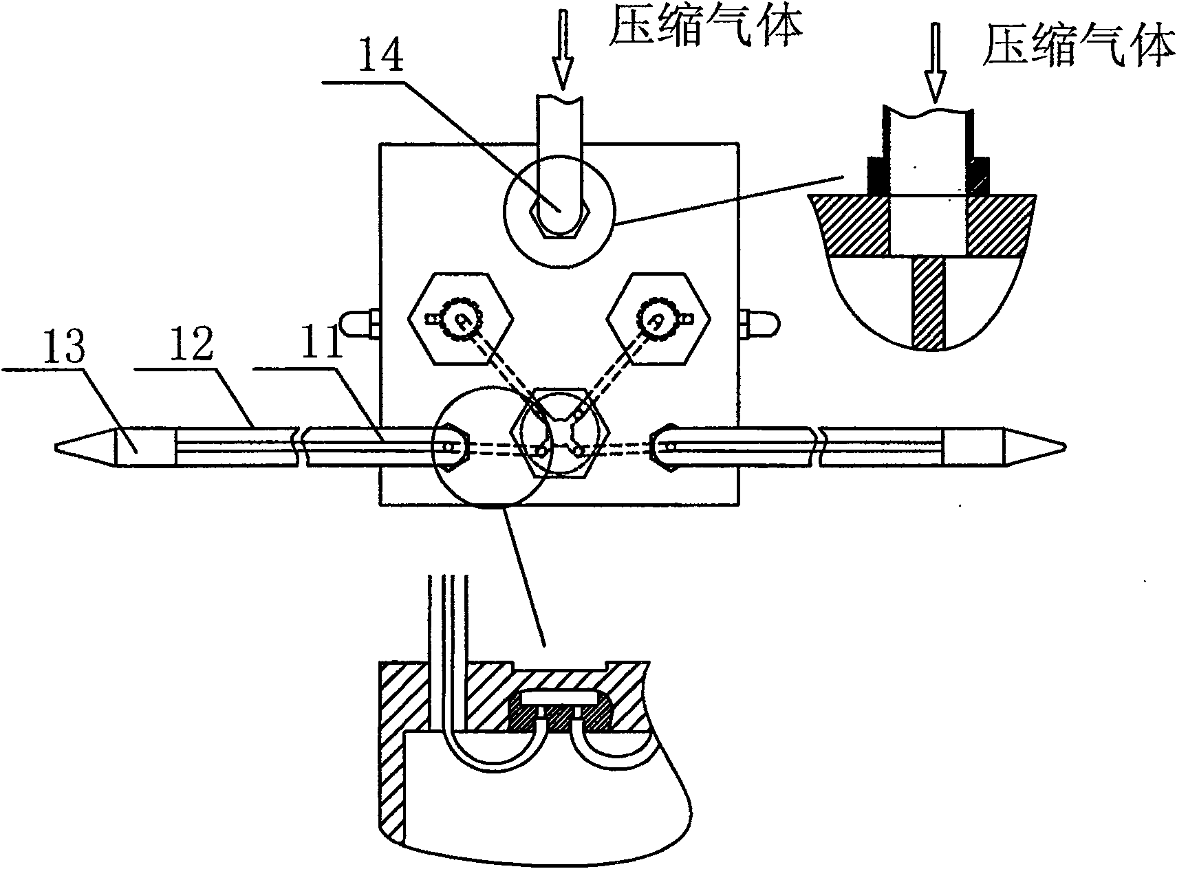 Near dry cutting liquid supply apparatus