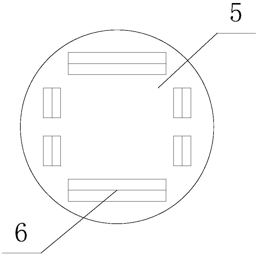 Glass spin-drying device